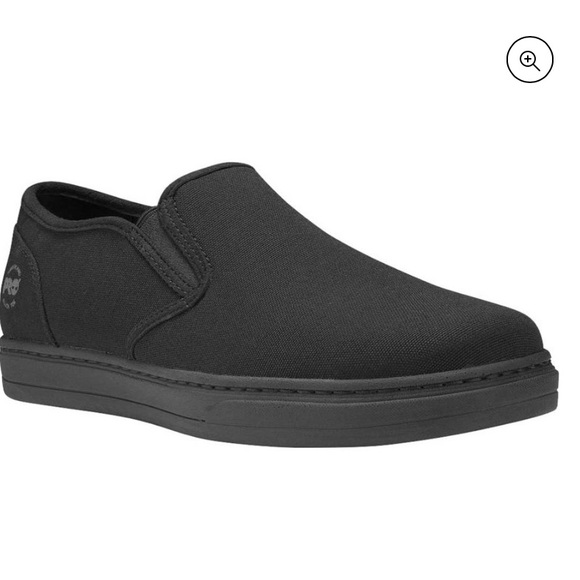 Timberland Other - Timberland Men’s PRO Disruptor Slip-On Alloy Toe Work Shoe Black Canvas Size 8M